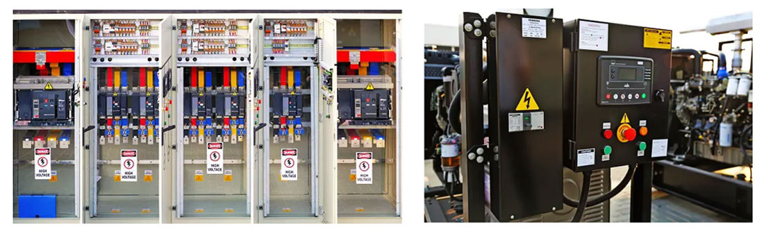Electrical control and distribution panel gallery reference