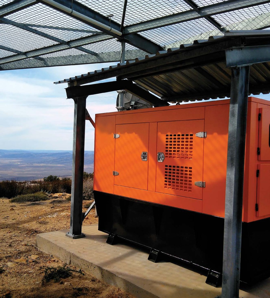 Generator installation reference from manufacturer photography